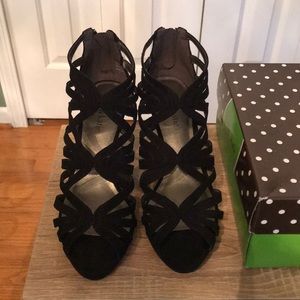 Worn Once Black Strappy Heel